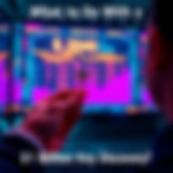 A person looking at a digital screen displaying a large amount of cryptocurrency, holding a physical key in their hand, contemplating their next move about a $1 billion private key discovery.