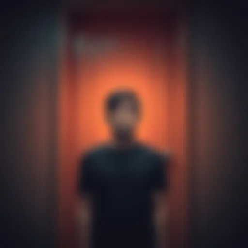 Person looking confused at a locked door A person standing in front of a locked door with a puzzled expression, symbolizing confusion about being locked out from an opportunity.