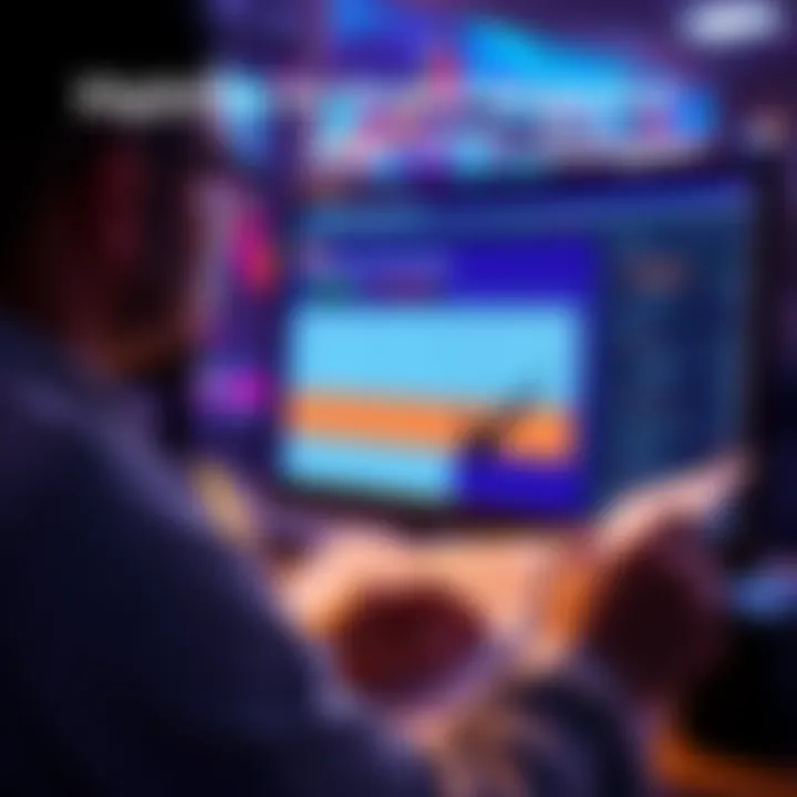 A person reviewing migration documents while checking their KYC status on a computer screen.