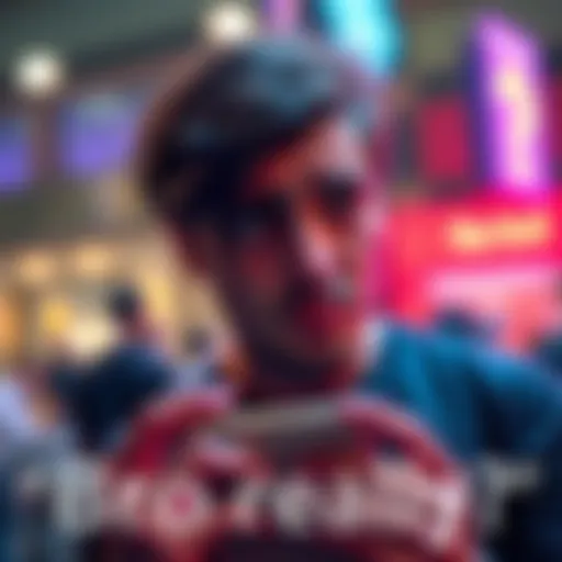 A person looking confused while holding their phone, reflecting the phrase 'Bro really?' during online discussions.