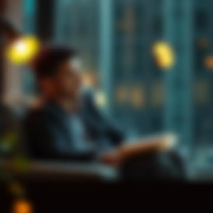 A person sitting comfortably with a notebook, writing down thoughts and reflecting calmly, symbolizing the process of managing worry and anxiety.