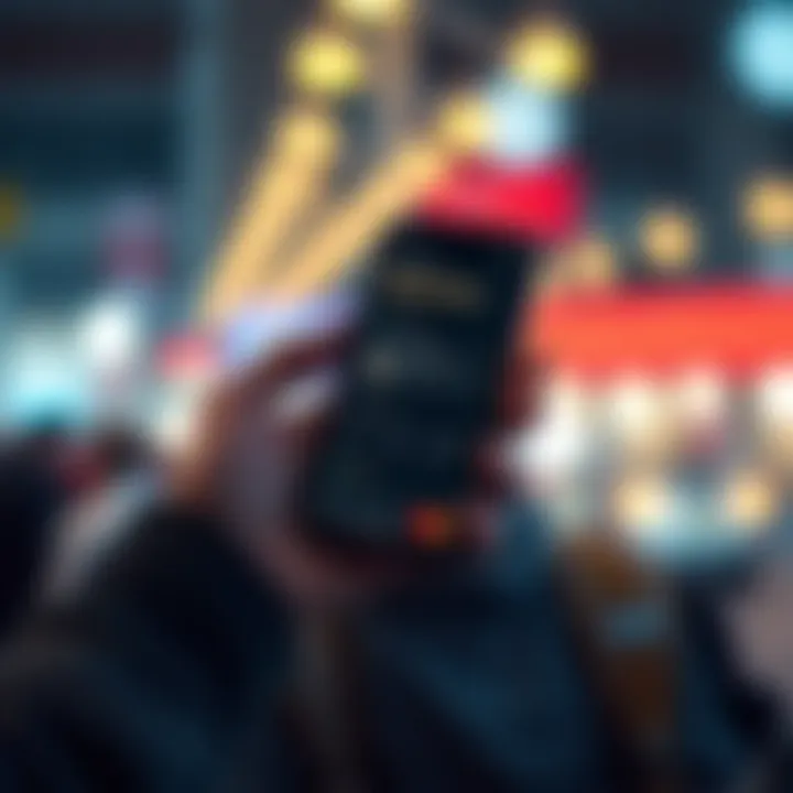 A person holding a smartphone with the Revolut app open, showcasing the Metal plan features