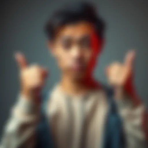 A person with a puzzled expression and shrugged shoulders, symbolizing acceptance of a situation