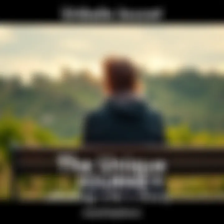 A person reflecting on their journey A person sitting on a bench looking thoughtful, surrounded by nature, symbolizing personal growth and life experiences.