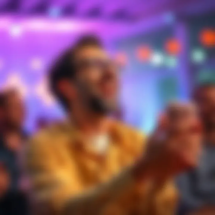 Peter laughing and sharing funny thoughts with friends, bringing joy and inspiration.