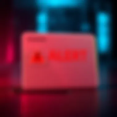 A warning graphic depicting a phishing email targeting Trust Wallet users, showing a fake email with malicious links, and a red alert symbol.