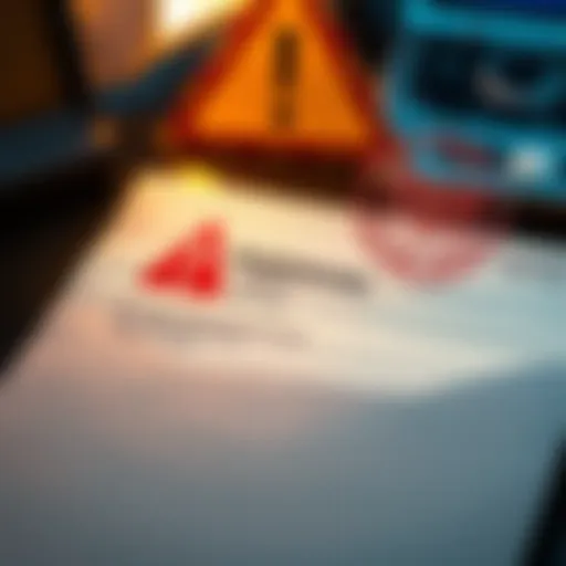 A warning letter about a phishing scam with a postal stamp, highlighting the need for caution against fraud.