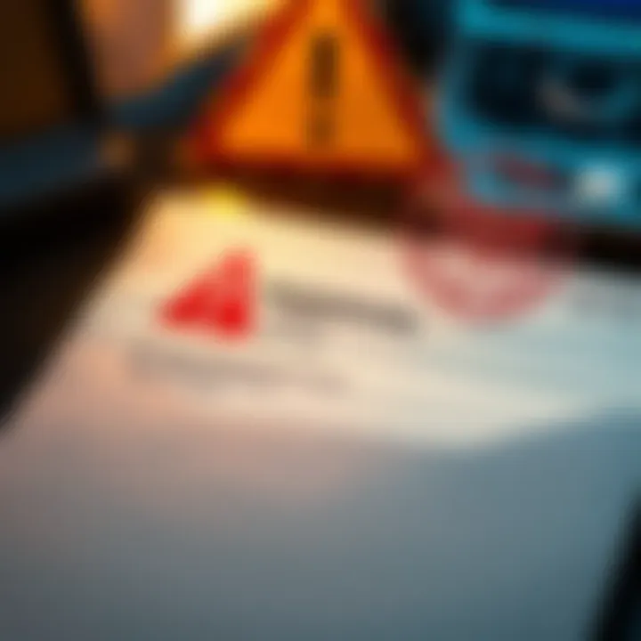 Phishing Scam Warning A warning letter about a phishing scam with a postal stamp, highlighting the need for caution against fraud.