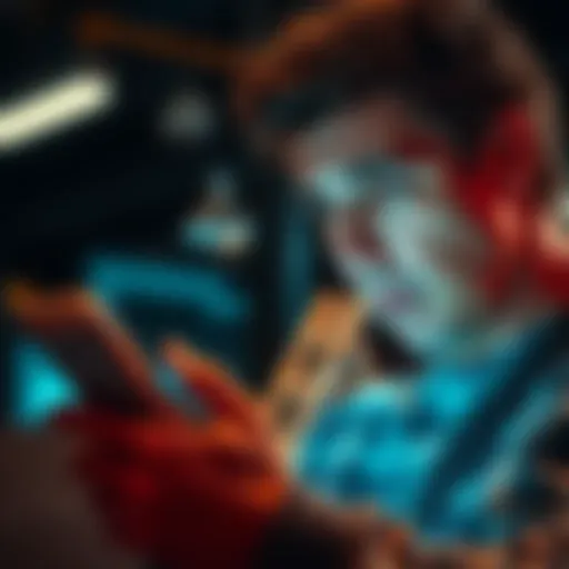 A person frustrated with a phone verification process while making an online payment, looking at their smartphone.