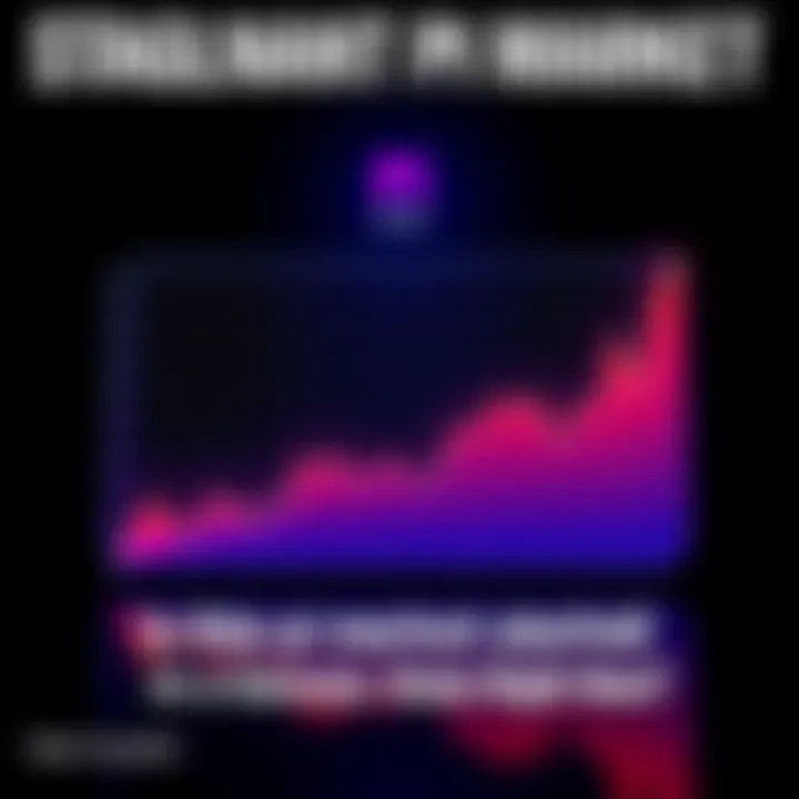 A graph showing flat trends with no growth in the Pi market, symbolizing stagnation.