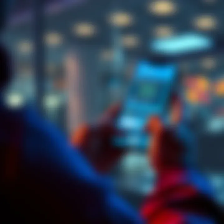 Person using a smartphone to troubleshoot wallet verification while facing Pi migration issues