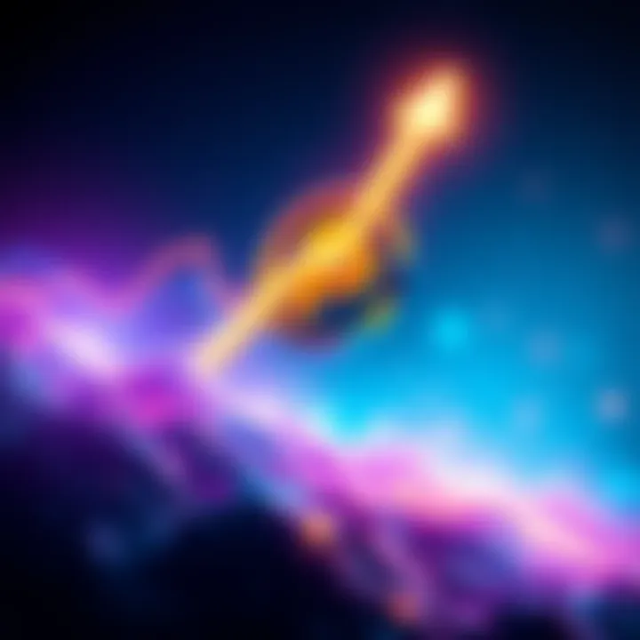 The Pi cryptocurrency logo showing an upward trend, representing its recent rise on CoinGecko amid market stability.