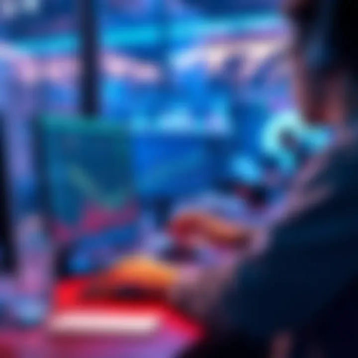 A person using a computer to participate in a prediction market for the Pi DEX launch date
