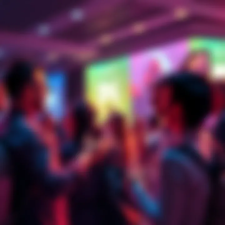 PI Network Community Excitement People discussing the PI Network with enthusiasm and excitement about potential exchange listings