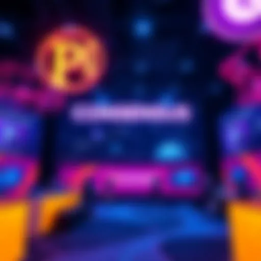 A vibrant scene at Consensus 2026 in Miami, featuring Pi Network's booth showcasing AI and blockchain technology advancements.