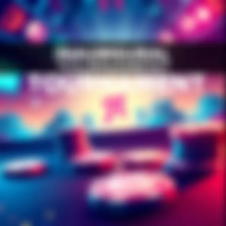 Inaugural Poker Tournament on Pi Network A vibrant illustration showcasing the thrill of poker with virtual chips and a digital landscape representing the Pi Network, symbolizing innovation in online gaming.