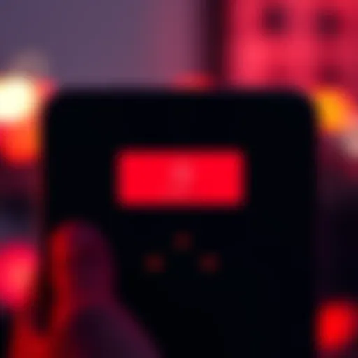 A smartphone displaying an error message related to a PICO firmware update, with a loading icon stuck on the screen