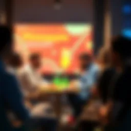 Participants engaging in a community event discussing decentralized healthcare solutions with Pineapple and MotionDEV.