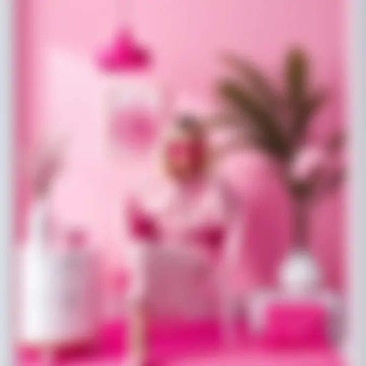 A vibrant pink outfit and home decor items showcasing the color trend of 2026.