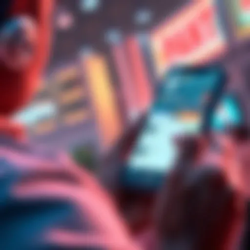 A player checks their virtual rent earnings on a mobile app, showing a screen with payment notifications and game graphics.