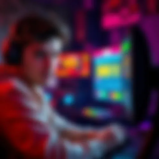 Player Allegations of Spoofing A gaming setup showing a player with a shocked expression while looking at a screen displaying a suspicious number of parcels purchased, highlighting the cheating controversy.