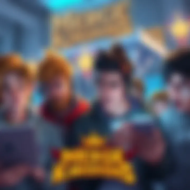 A group of players expressing disappointment while looking at their screens in Merge Kingdoms