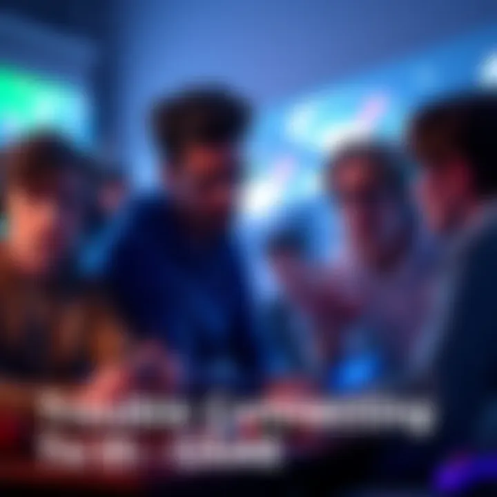 Group of gamers frustrated with connectivity problems while trying to play a video game