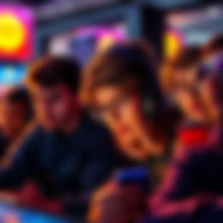 A group of players looking disappointed and frustrated while playing a word game on their devices, highlighting concerns about fairness and rewards