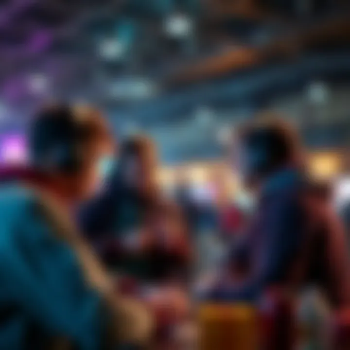 Group of players sharing thoughts on cash-out goals during the holiday season