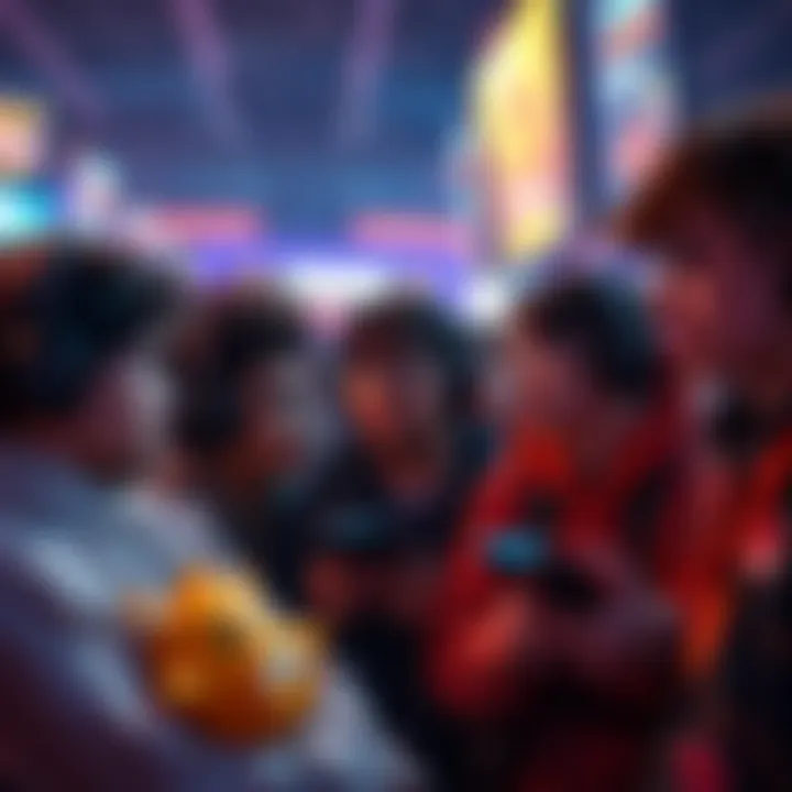 A group of gamers looking frustrated as they check their screens for Atlas bucks rewards after finishing a game.