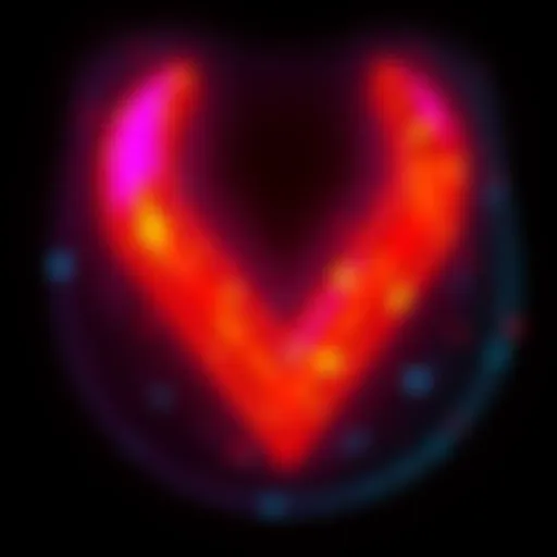 An artistic representation of the Plebbit logo with vibrant colors, symbolizing community and open-source technology in social media.