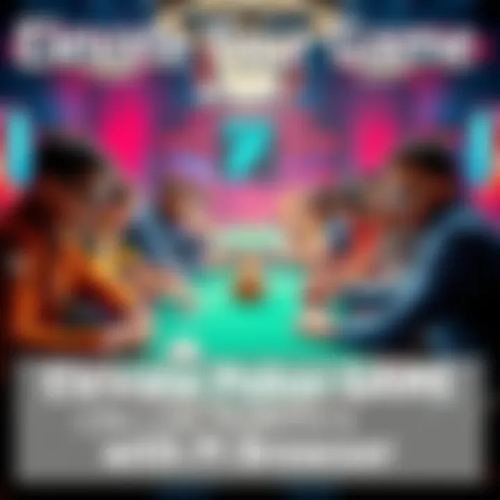 Elevate Your Poker Game with Pi Browser A vibrant scene showcasing diverse players engaged in an intense poker match on the Pi browser, emphasizing the app's user-friendly interface and exciting atmosphere.