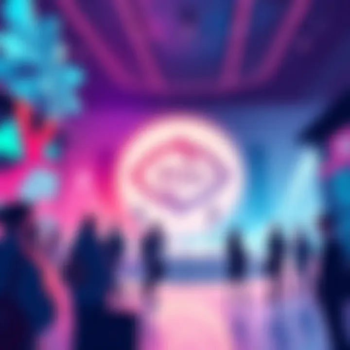 An illustration showing the POL token logo with people discussing its market impact.