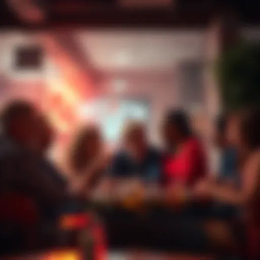 Political Shift in 2026 A diverse group of people discussing current events in a lively café, highlighting the changing political climate under President Trump.