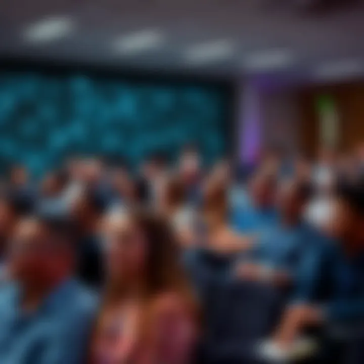 Polkadot Blockchain Academy Lectures A group of people attending online lectures from the Polkadot Blockchain Academy, showcasing a diverse range of attendees engaged in learning about blockchain technology.