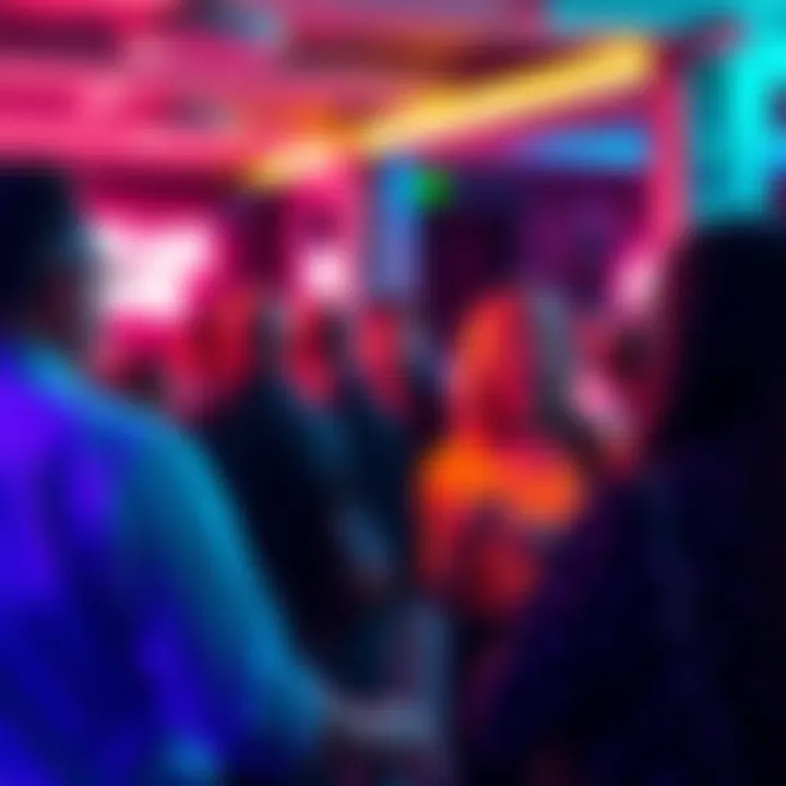 A group of people discussing updates and trends in the Polkadot ecosystem at a community event.