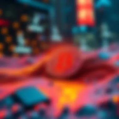 Visual representation of Polkadot's economic update with a supply cap and reduced emissions.