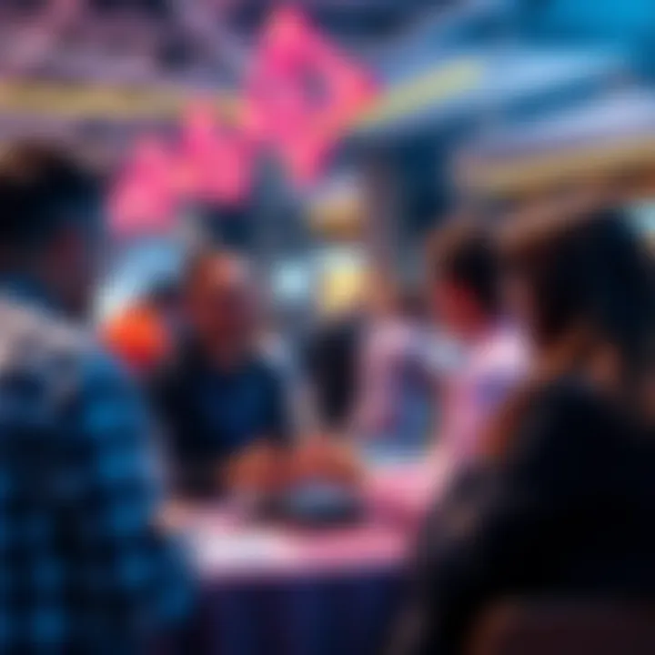 People engaging in a discussion about blockchain development at the Polkadot forum