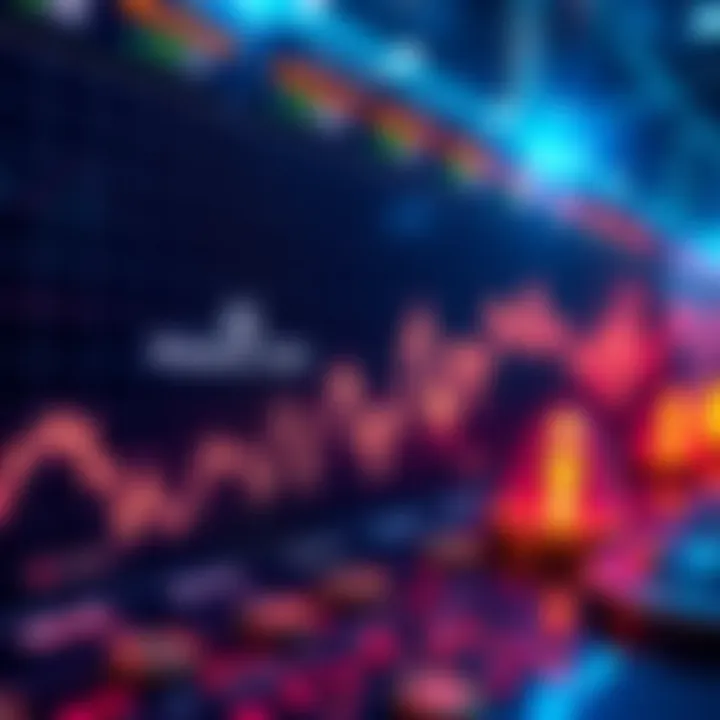 Polkadot Market Cap Decline Graph showing Polkadot's market cap drop with downward trend and tokens represented visually