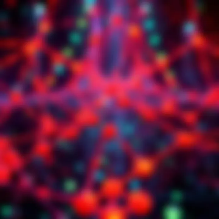 Polkadot Staking Reform Visual representation of Polkadot's blockchain network with emphasis on staking changes and efficiency