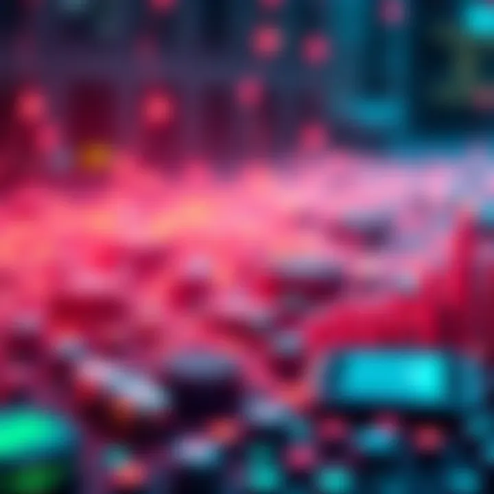 A representation of Polkadot's efforts to gain new users and developers in the blockchain community, featuring digital elements and growth symbols.