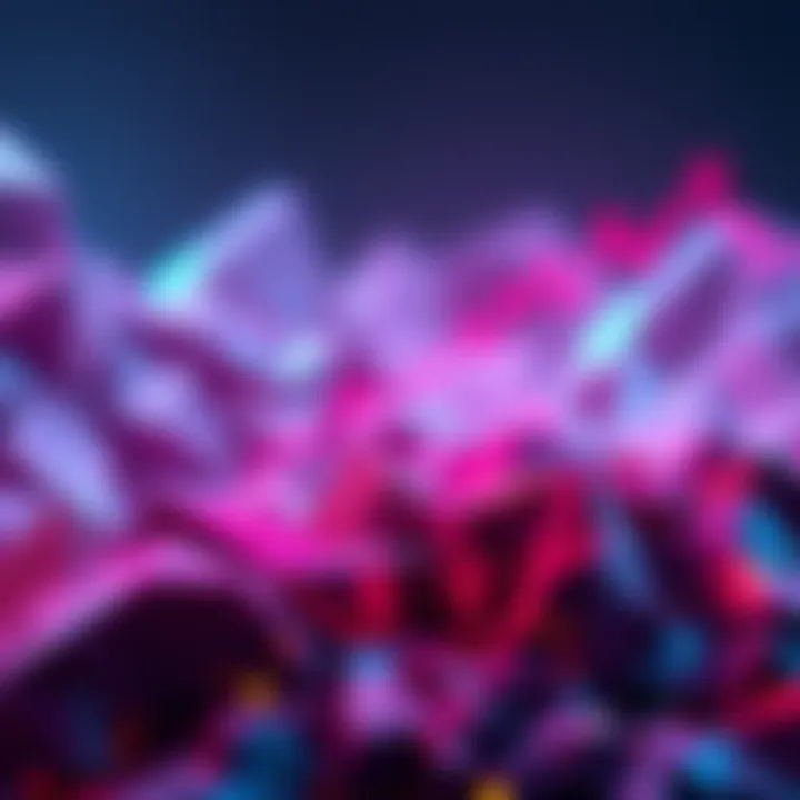 A graphical representation of the Polygon cryptocurrency's current price trend, showing a drop from 9 cents potentially down to 5 cents, with a hopeful rise toward 20 cents in the future.