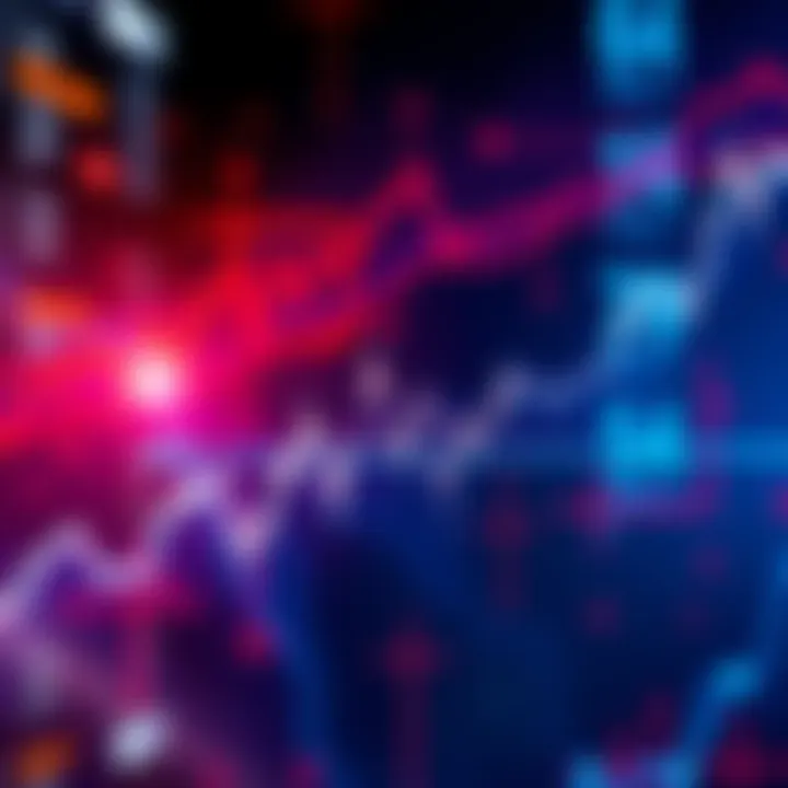 Graph showing potential price movement for Polygon MATIC with a visual hint of market changes and scams.