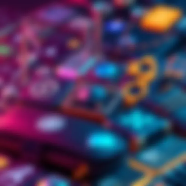 A collection of popular Solana wallet icons including Phantom, presented on a digital background.