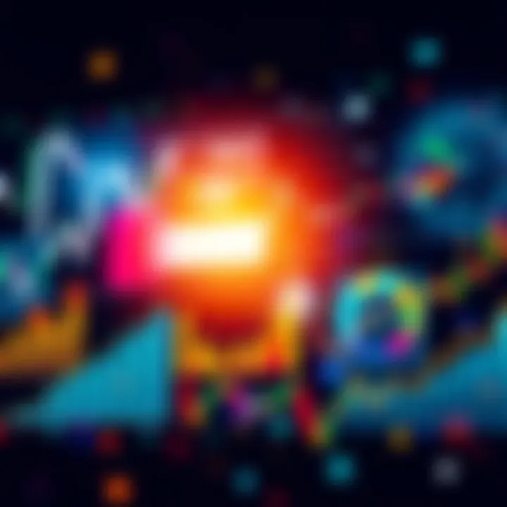 Portfolio Allocation Strategies A diverse set of financial graphs and charts illustrating different asset allocations for long-term investment success.