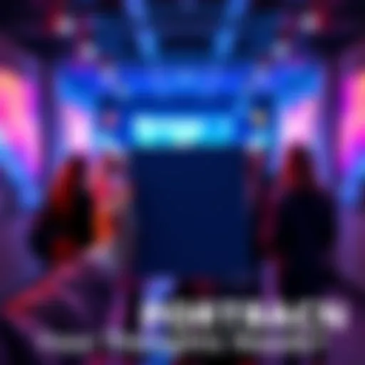 A person holding a portfolio and asking for feedback from a group of people