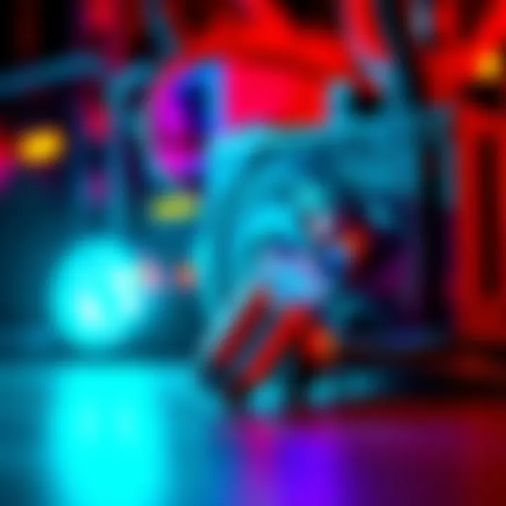 A blown power supply fuse next to an Antminer S9i mining device.