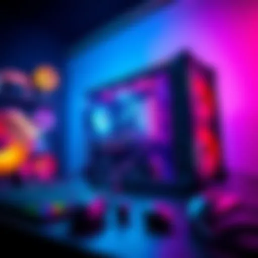 Powerful PC Build for Gaming A setup featuring a powerful PC with an ASRock Radeon RX 9070 XT GPU and Ryzen 7 7800X3D CPU, designed for 1440p gaming at 60 fps.