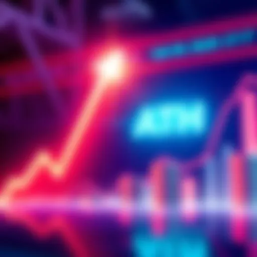 A graphic showing a rising graph with a bold 'ATH' label, symbolizing a successful financial prediction, with bright colors and an optimistic tone.