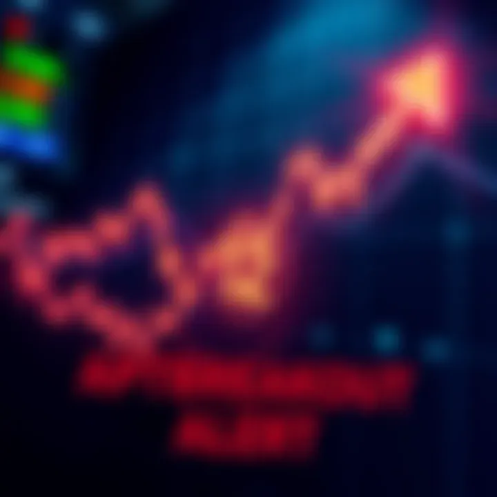 Visual representation of a price chart indicating an upward trend, with a focus on the 12-cent mark
